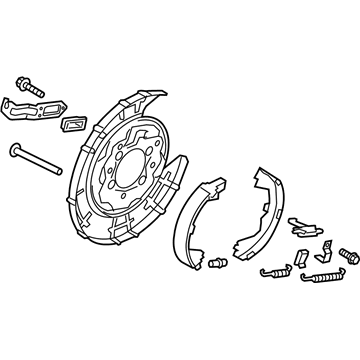 Kia 58250A9200 Packing Rear Brake Assembly