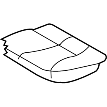 Kia 891024D124AGV Rear Seat Cushion Covering Assembly