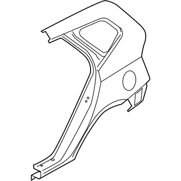 Kia 715041DC10 Panel Assembly-Quarter Outer