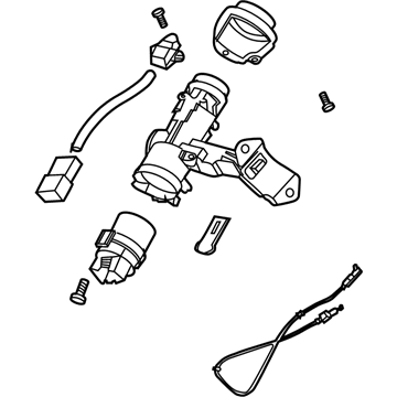 Kia Spectra5 SX Ignition Lock Assembly - 819002FF00