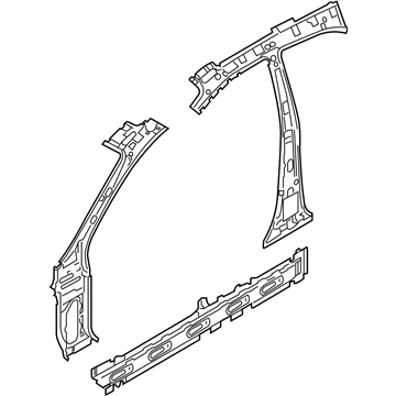 Kia 711063E310 Panel Assembly-Side Inner