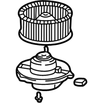 2002 Kia Spectra Blower Motor - 1K2A161B10A