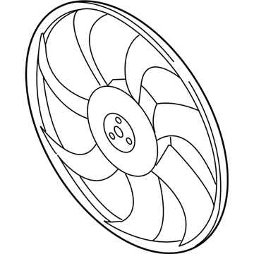 Kia Sportage Fan Blade - 25231D9500