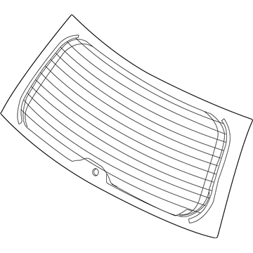 Kia 871101D011 Glass Assembly-Rear Window