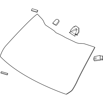 Kia 86110S9230 GLASS ASSY-WINDSHIEL