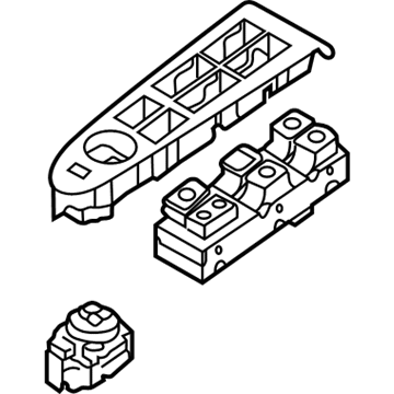 Kia 935703W400GAH Power Window Main Switch Assembly