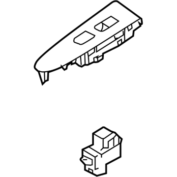 Kia 935753W000GAH Power Window Assist Switch Assembly