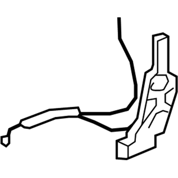 Kia 814101D010 Rear Door Latch & Actuator Assembly, Left