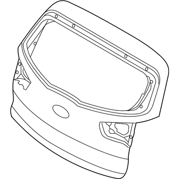 Kia 737003W000 Panel Assembly-Tail Gate