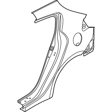 Kia 71503A7C50 Panel Assembly-Quarter Outer