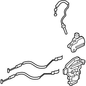 2015 Kia Sedona Door Lock Actuator - 81320A9010