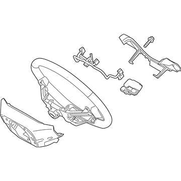 Kia 561101U750VA Steering Wheel Assembly