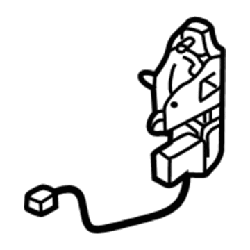 Kia 0K2N258311 Lock, Right