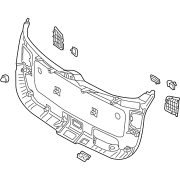 Kia 817501U510H9 Panel Assembly-Tail Gate