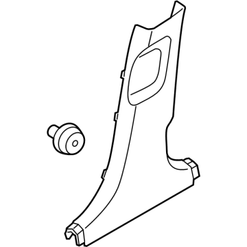 Kia 85835L3000WK Trim Assembly-Ctr Pillar