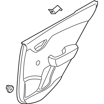 Kia 83301H9000BGH Panel Complete-Rear Door