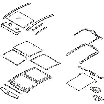 Kia 81600D4030WK Sunroof Assembly