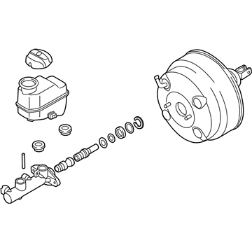 Kia Borrego Brake Master Cylinder - 585002J150