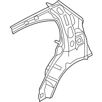 Kia 716011G210 Panel Assembly-Quarter Inner