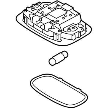 Kia 928501U200UP Lamp Assembly-Room