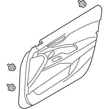 Kia 82308J6560REQ Panel Assembly-Front Doo