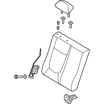 Kia 894022F700390 Back Assembly-Rear Seat RH