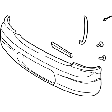 2000 Kia Spectra Bumper - 0K2DJ50220XX