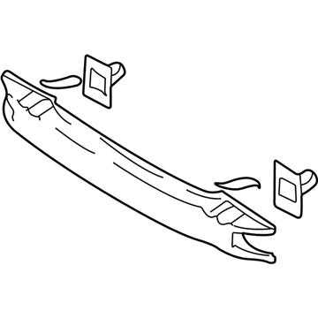 Kia 0K2S150260 Reinforcement Assembly-Rear Bumper