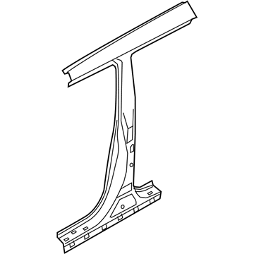 Kia 71402E4B00 Pillar Assembly-Center Outer