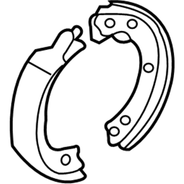 2012 Kia Sedona Parking Brake Shoe - 583504DU00