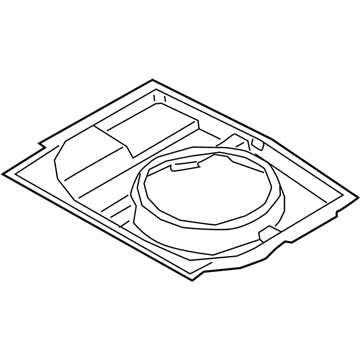 Kia 85705J6000RBQ Tray-Luggage Ctr,Und