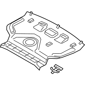 Kia 85720J6000RBQ Trim Assembly-LUGG PARTI