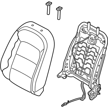 Kia 88300A7851K3M Back Assembly-Front Seat Driver