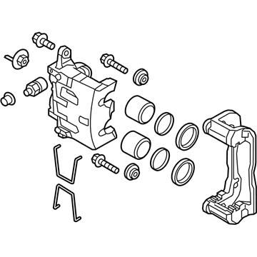 2020 Kia Sedona Brake Caliper - 58180A9A00