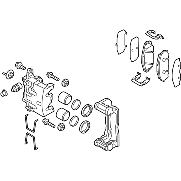 2019 Kia Sedona Brake Caliper - 58110A9000