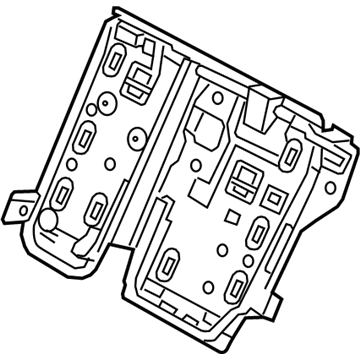 Kia 893101U060 Frame Assembly-Rear Seat Back