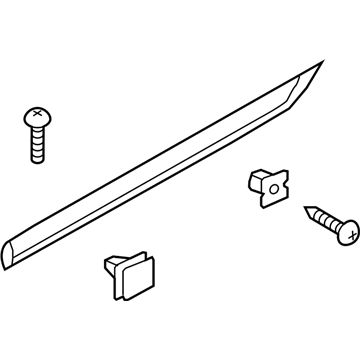 Kia 877213R110 MOULDING Assembly-Waist Line