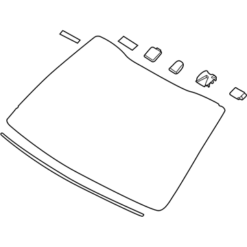 2020 Kia K900 Windshield - 86111J6000