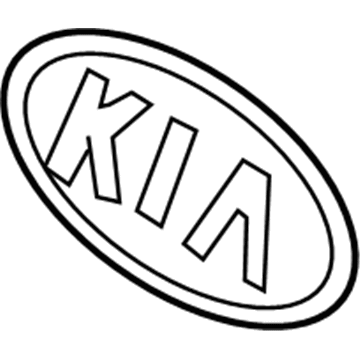 Kia 863531F500 Sub-Logo Assembly