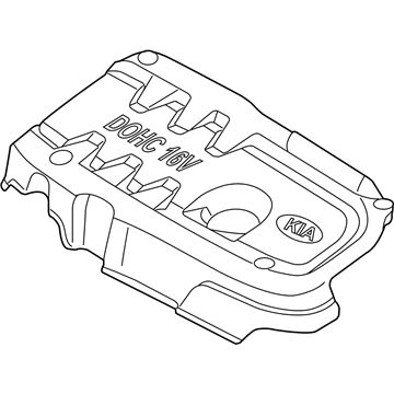 2007 Kia Rio Engine Cover - 2924026360