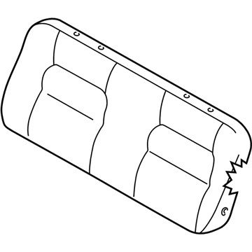 Kia 0K52Y88935B444 Trim-Rear 1ST,Back