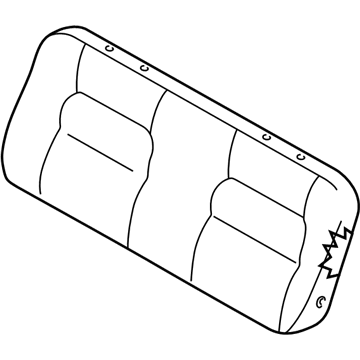 Kia 0K52Y57350BBT4 Back-R1ST