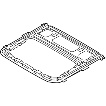 Kia 671152K000 Ring Assembly-Sunroof Reinforcement