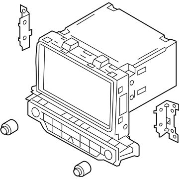 Kia 96560G5320 Head Unit Assembly-Avn