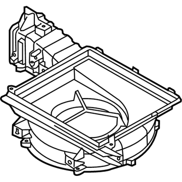 Kia 97114A9000 Case-Blower,Upper