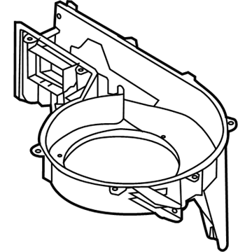 Kia 97112A9000 Case-Blower,Lower