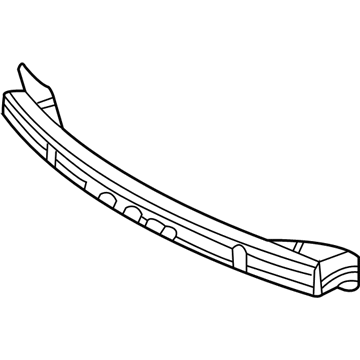 Kia 866304D200 Rail Assembly-Rear Bumper