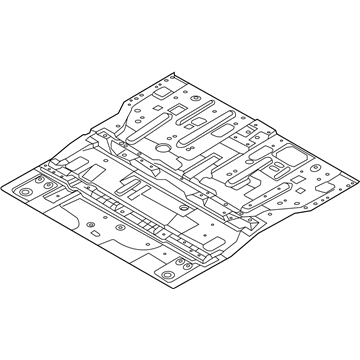 2007 Kia Sedona Floor Pan - 651004D500