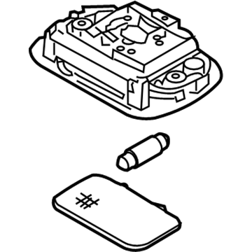 Kia 928704D500TW Lamp Assembly-Room