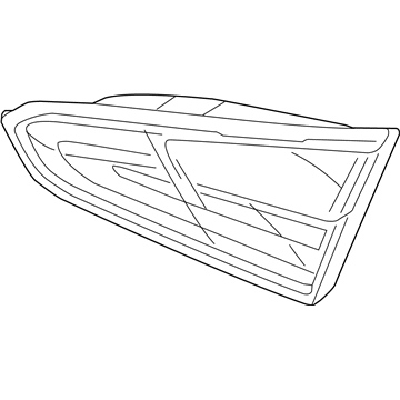 Kia 92440A7200 Lens & Housing-Rear Combination Inside